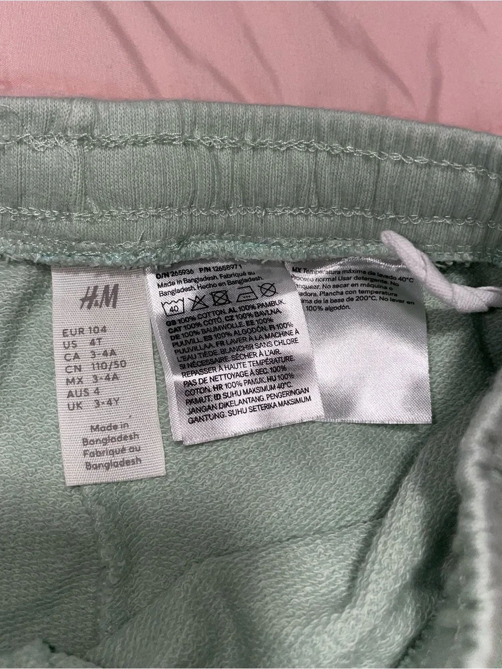 H&M kids green